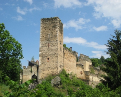 Ruiny zamku Kaya - Austria