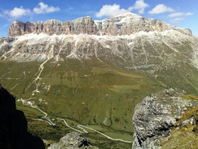 Przełęcz Pordoi Pass - Dolomity