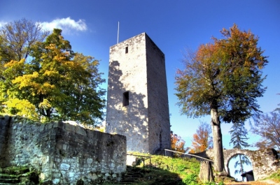 Ruiny zamku Schwarzenburg