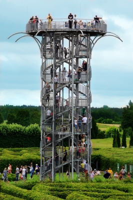 Ogrody Hortulus - Wieża widokowa i Labirynt