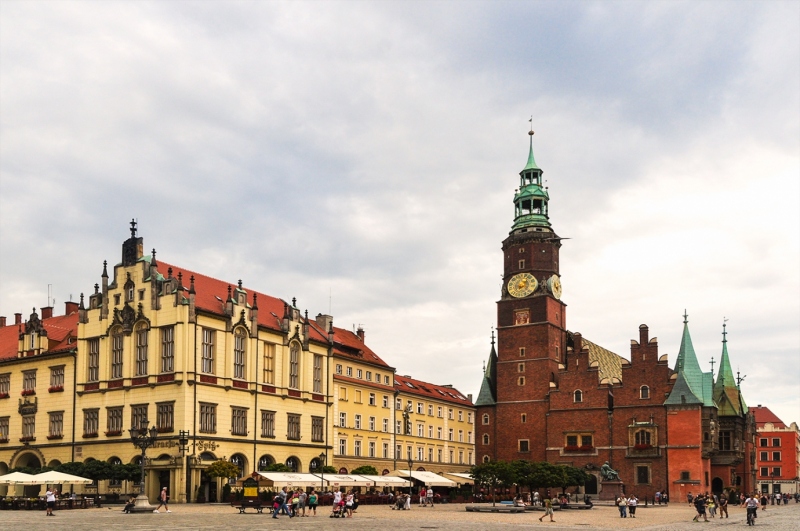 Rynek we Wrocławiu.