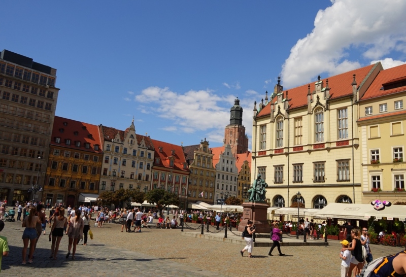 Rynek we Wrocławiu.