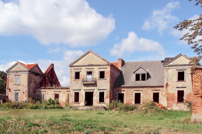 Ruiny pałacu w Radzikach Małych