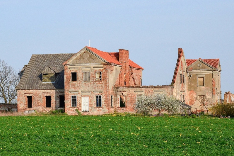 Ruiny pałacu w Radzikach Małych