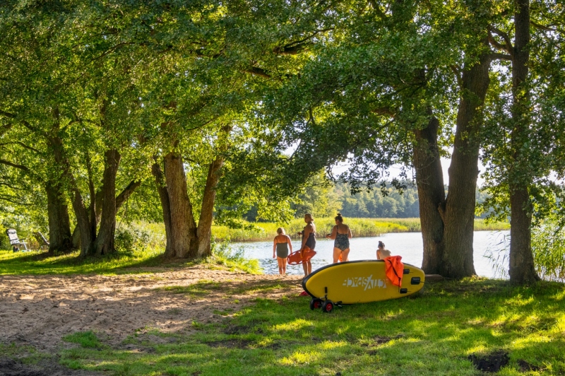 Miejsce kempingowe na dziko.