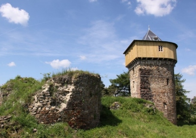 Ruiny zamku w Hartenstein
