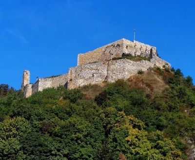 Ruiny zamku Csókakő - Węgry