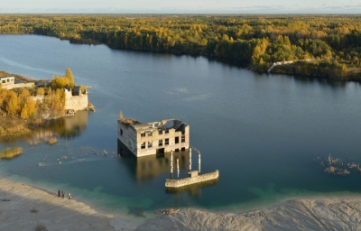 Rummu - zatopione więzienie, Estonia