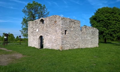 Żarki - Punkt widokowy i ruiny kościoła św. Stanisława