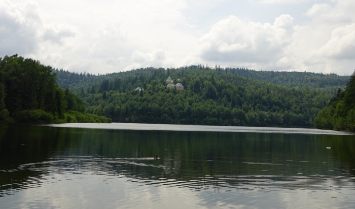 Biała Wisełka - Kaskady i ujście do jeziora