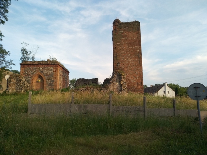 Ruiny kościoła w Wyszanowie