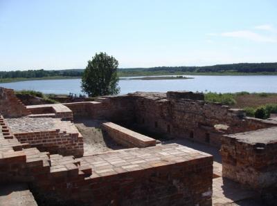 Ruiny zamku w Prabutach