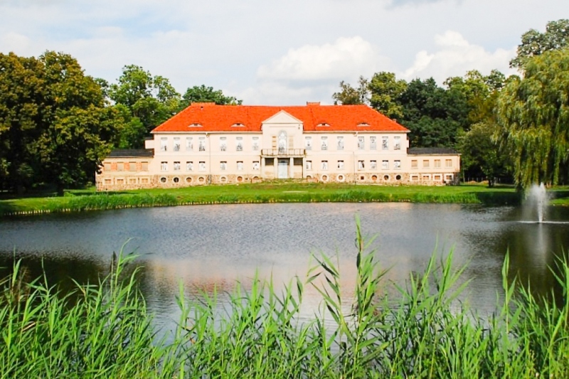  Pałac rodziny von Treskow w Owińskach.