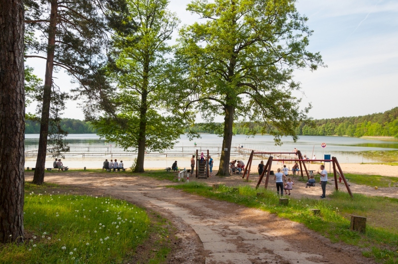 Jezioro Radziszewskie - plaza Chojno.