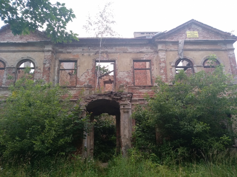 Ruiny pałacu w Moszczenicy