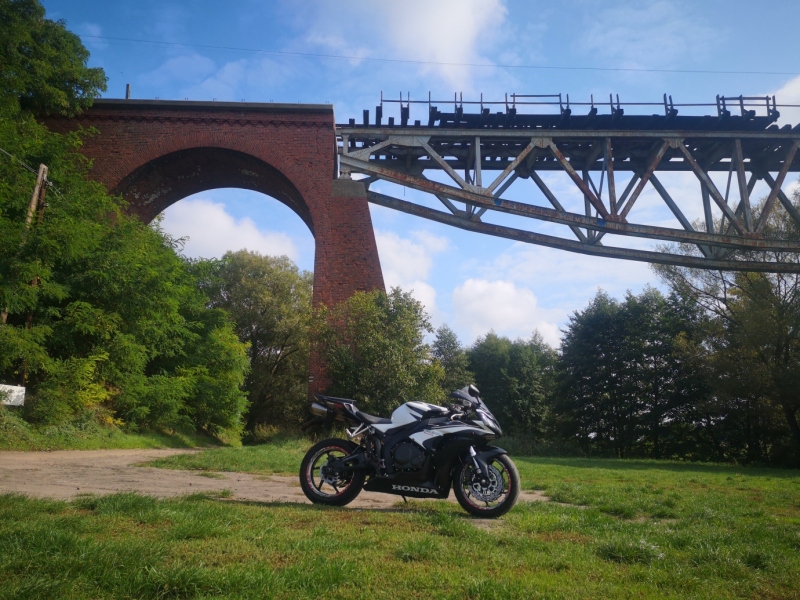 Odwrócony most kolejowy Chrzypsko Małe