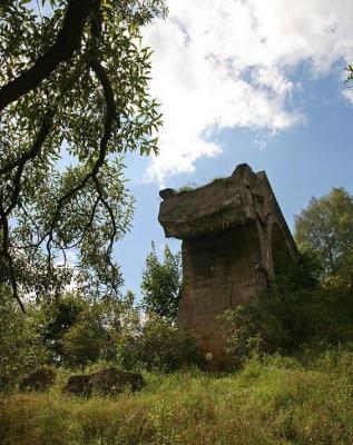 Wysadzony most w Grądach Kruklaneckich