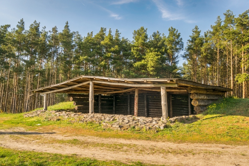 Punkt dowodzenia forsowaniem Odry przez 1 AWP, 1945r.