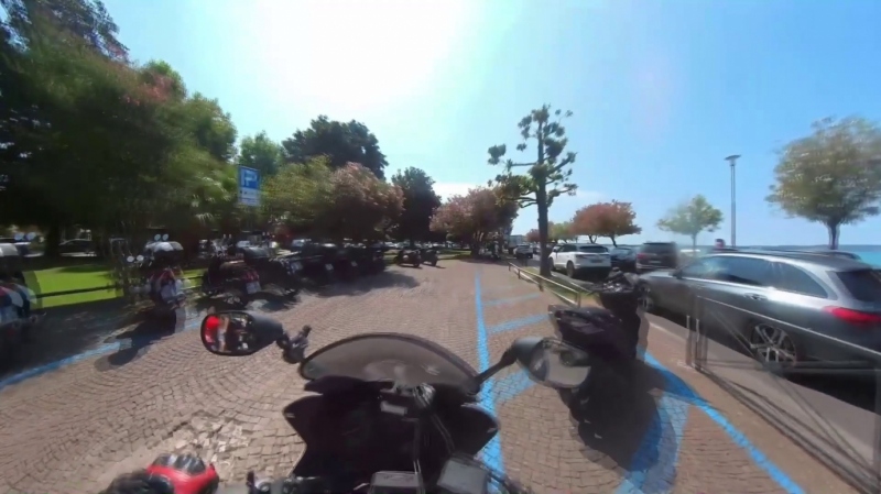 Parking dla motocykli.