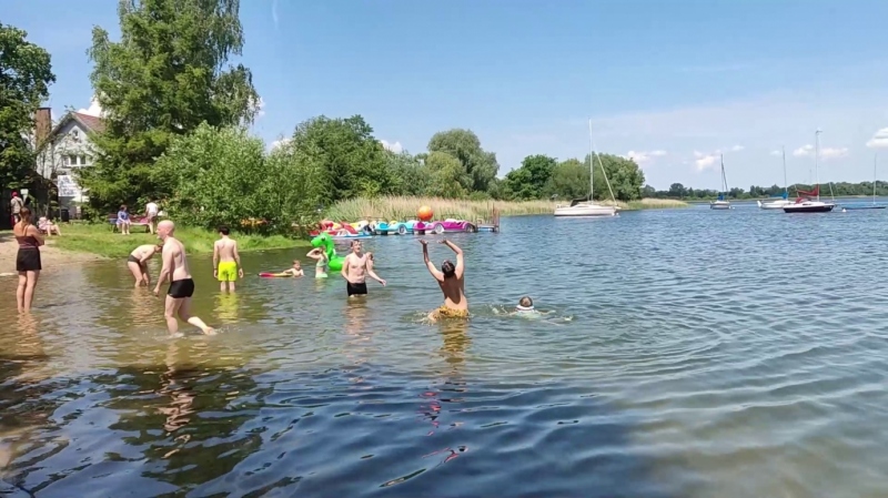 Plaża gminna.