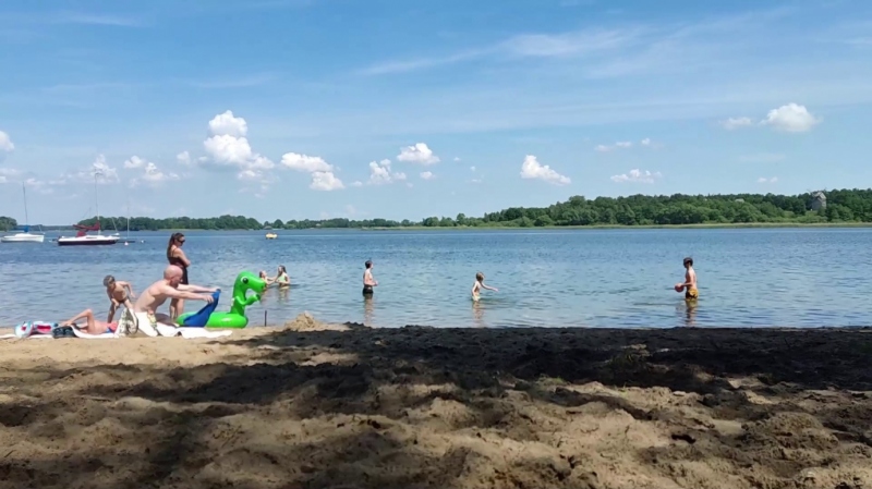 Plaża gminna.