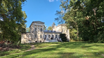 Pałac z ok. 1870 roku Arnolda i Adeli Tieman