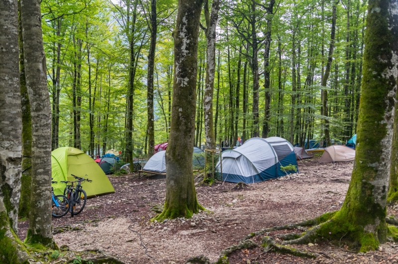 Camping Bohinj.