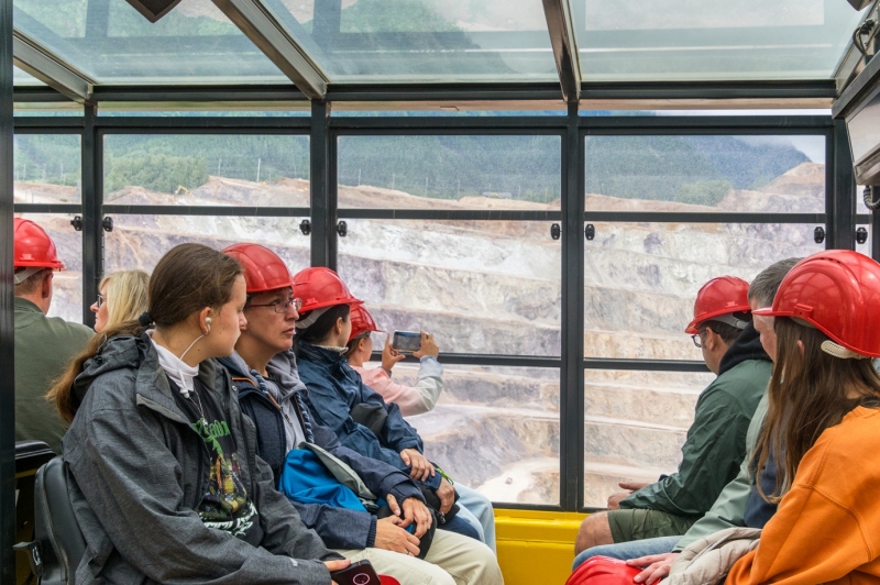 Tour in den Berg - trasa turystyczna po kopalni.