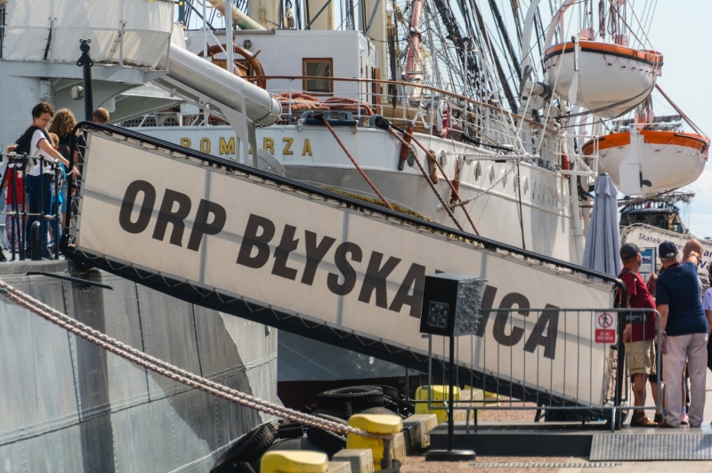 ORP Błyskawica - okręt muzeum.