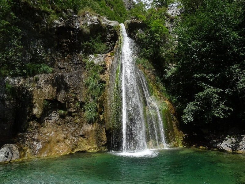 Wodospad Cascata Ampola