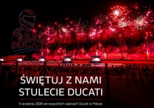 Świętuj z nami 100 lat historii Ducati: już 5 września w Twoim salonie